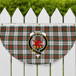 ScotsTee Shop Scottish McDuff Dress Ancient Crest Tartan Non-Pleated Fan Flag Bunting Banner