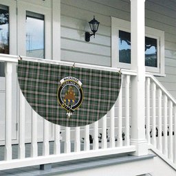 ScotsTee Shop Scottish MacKenzie MacGregor-Hastie Crest Tartan Non-Pleated Fan Flag Bunting Banner