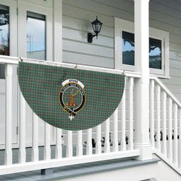 ScotsTee Shop Scottish Spens Fragment Ancient Clan Crest Tartan Non-Pleated Fan Flag Bunting Banner