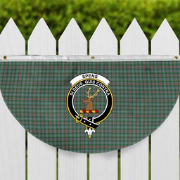 ScotsTee Shop Scottish Spens Fragment Ancient Clan Crest Tartan Non-Pleated Fan Flag Bunting Banner