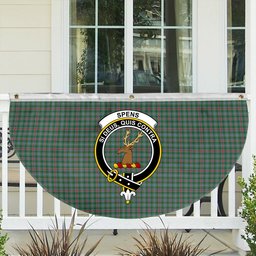 ScotsTee Shop Scottish Spens Fragment Ancient Clan Crest Tartan Non-Pleated Fan Flag Bunting Banner