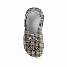 ScotsTee Shop Scottish Baillie Dress Modern Clan Crest Women's Tartan Height Increasing Clogs