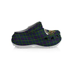 ScotsTee Shop Scottish Bailey, The House of Crest Women's Tartan Height Increasing Clogs