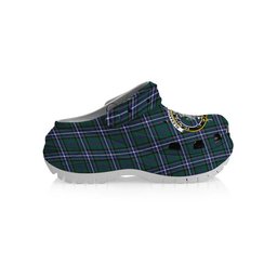 ScotsTee Shop Scottish Alexander of Menstry Hunting Modern Crest Women's Tartan Height Increasing Clogs