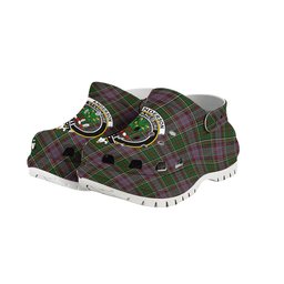 ScotsTee Shop Scottish Anderson of Kinneddar Hunting Crest Women's Tartan Height Increasing Clogs