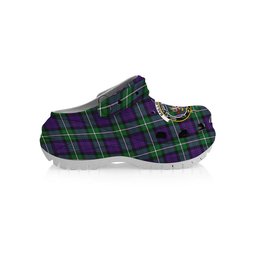 ScotsTee Shop Scottish Baillie Highland Society Ancient Crest Women's Tartan Height Increasing Clogs