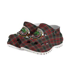 ScotsTee Shop Scottish Anderson of Ardbrake Crest Women's Tartan Height Increasing Clogs