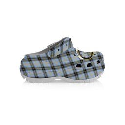 ScotsTee Shop Scottish Bell of the Borders Ancient Crest Women's Tartan Height Increasing Clogs