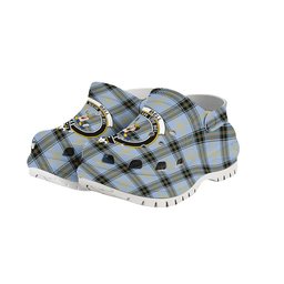 ScotsTee Shop Scottish Bell of the Borders Ancient Crest Women's Tartan Height Increasing Clogs