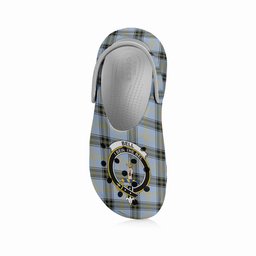 ScotsTee Shop Scottish Bell of the Borders Ancient Crest Women's Tartan Height Increasing Clogs