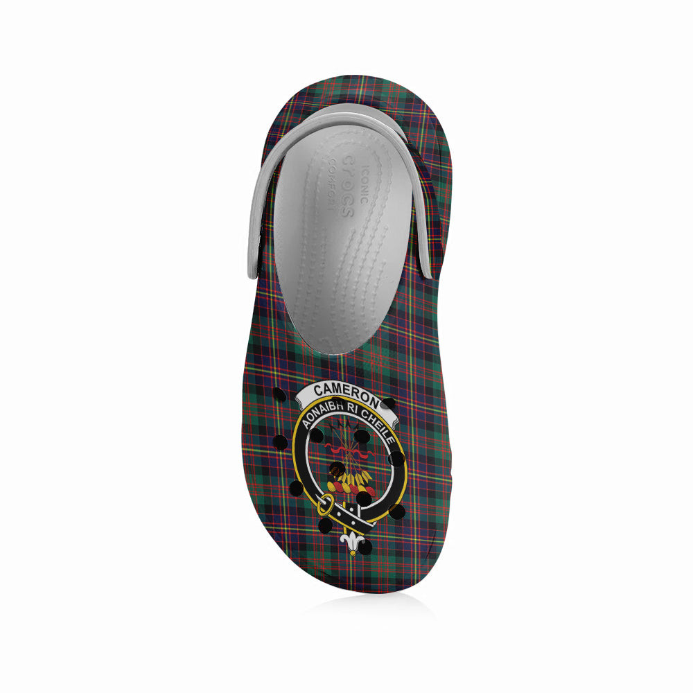 ScotsTee Shop Scottish Cameron Highlanders of Ottawa Crest Women's Tartan Height Increasing Clogs