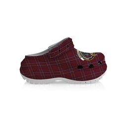ScotsTee Shop Scottish Burnett of Leys Hunting Crest Women's Tartan Height Increasing Clogs