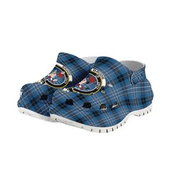 ScotsTee Shop Scottish Brodie Countryfare Ancient Crest Women's Tartan Height Increasing Clogs