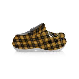 ScotsTee Shop Scottish Barclay Dress Ancient Clan Crest Women's Tartan Height Increasing Clogs