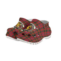 ScotsTee Shop Scottish Brown of Castledean (Broun of Castledean) Ancient Crest Women's Tartan Height Increasing Clogs