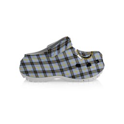 ScotsTee Shop Scottish Bell of the Borders SC Crest Women's Tartan Height Increasing Clogs