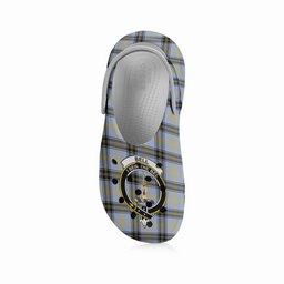 ScotsTee Shop Scottish Bell of the Borders SC Crest Women's Tartan Height Increasing Clogs