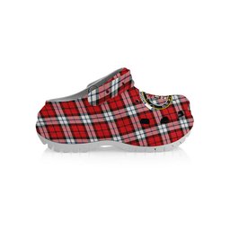ScotsTee Shop Scottish Brodie Dress Modern Crest Women's Tartan Height Increasing Clogs