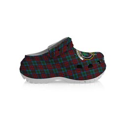ScotsTee Shop Scottish Christie, Keith & Family Crest Women's Tartan Height Increasing Clogs
