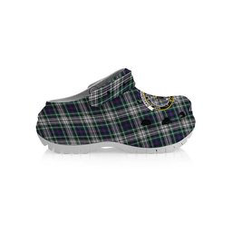 ScotsTee Shop Scottish Davidson of Tulloch Dress Modern Crest Women's Tartan Height Increasing Clogs