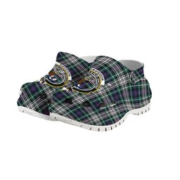 ScotsTee Shop Scottish Davidson of Tulloch Dress Modern Crest Women's Tartan Height Increasing Clogs