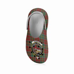 ScotsTee Shop Scottish Donald of Kingsburgh Crest Women's Tartan Height Increasing Clogs