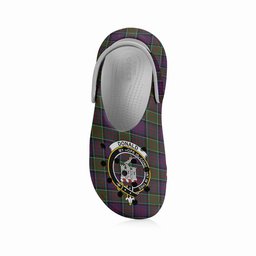 ScotsTee Shop Scottish Donald of Clan Ranald Modern Crest Women's Tartan Height Increasing Clogs