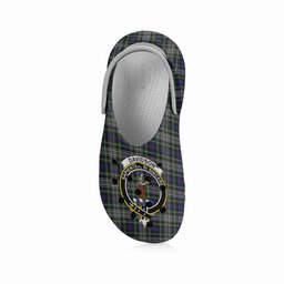 ScotsTee Shop Scottish Davidson of Tulloch Dress Crest Women's Tartan Height Increasing Clogs