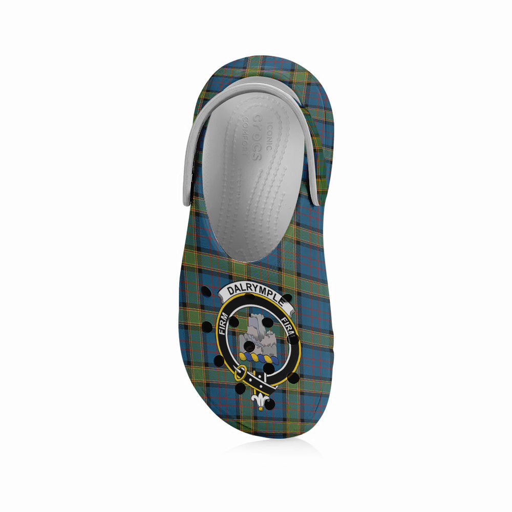 ScotsTee Shop Scottish Dalrymple M of Oxenfoord Crest Women's Tartan Height Increasing Clogs