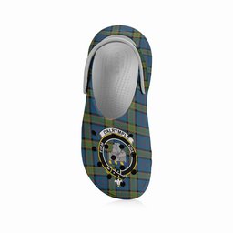 ScotsTee Shop Scottish Dalrymple M of Oxenfoord Crest Women's Tartan Height Increasing Clogs