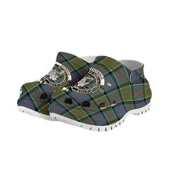 ScotsTee Shop Scottish Donald of Clan Ranald Ancient Crest Women's Tartan Height Increasing Clogs