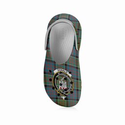 ScotsTee Shop Scottish Donald of Clan Ranald Ancient Crest Women's Tartan Height Increasing Clogs