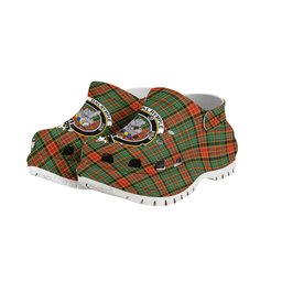 ScotsTee Shop Scottish Dalrymple of Castleton #2 Modern Crest Women's Tartan Height Increasing Clogs