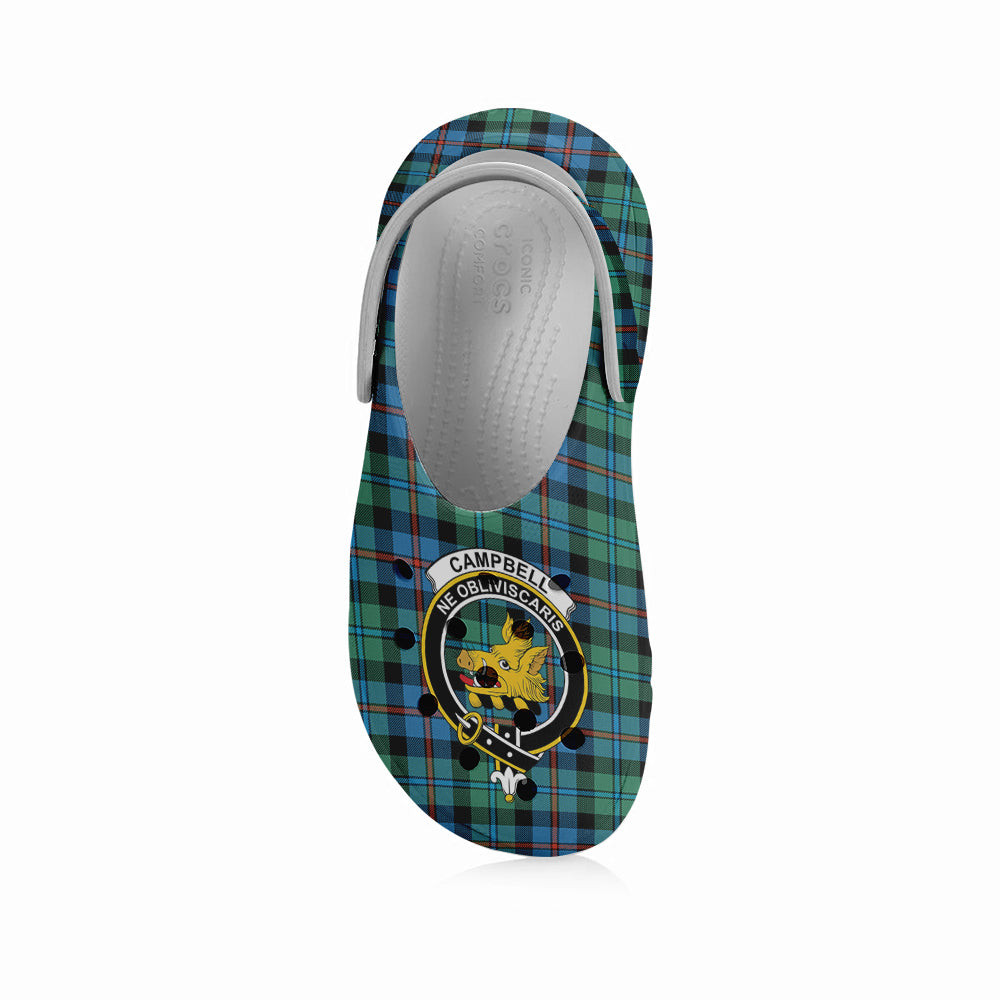 ScotsTee Shop Scottish Campbel of Cawdor Ancient Crest Women's Tartan Height Increasing Clogs