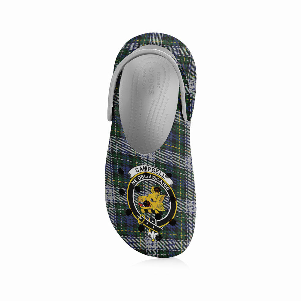 ScotsTee Shop Scottish Campbell of Lochnell Dress Crest Women's Tartan Height Increasing Clogs