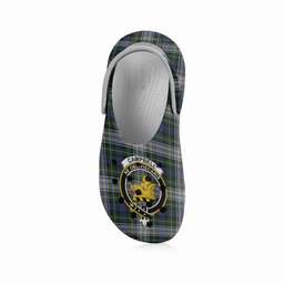 ScotsTee Shop Scottish Campbell of Lochnell Dress Crest Women's Tartan Height Increasing Clogs