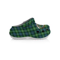 ScotsTee Shop Scottish Davidson of Tulloch Ancient Crest Women's Tartan Height Increasing Clogs