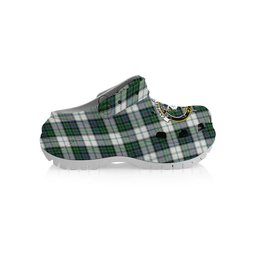 ScotsTee Shop Scottish Campbell of Cawdor Dress Ancient Crest Women's Tartan Height Increasing Clogs