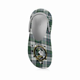 ScotsTee Shop Scottish Campbell of Cawdor Dress Ancient Crest Women's Tartan Height Increasing Clogs