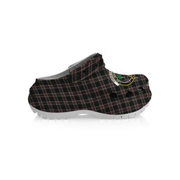 ScotsTee Shop Scottish Christie (London) Hunting Crest Women's Tartan Height Increasing Clogs