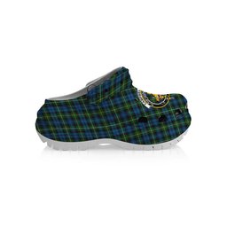 ScotsTee Shop Scottish Campbell of Argyll no guards Crest Women's Tartan Height Increasing Clogs