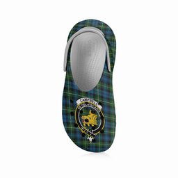 ScotsTee Shop Scottish Campbell of Argyll no guards Crest Women's Tartan Height Increasing Clogs