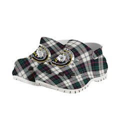 ScotsTee Shop Scottish Campbell of Cawdor Dress Modern Crest Women's Tartan Height Increasing Clogs