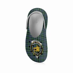 ScotsTee Shop Scottish Campbell of Argyll 1815 Ancient Crest Women's Tartan Height Increasing Clogs