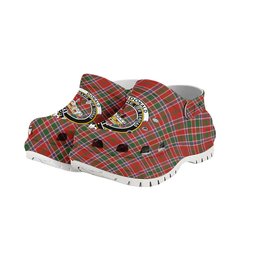ScotsTee Shop Scottish Donald of Lochmaddy Ancient Crest Women's Tartan Height Increasing Clogs