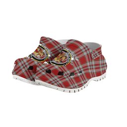 ScotsTee Shop Scottish Drummond of Perth Dress 3 Crest Women's Tartan Height Increasing Clogs