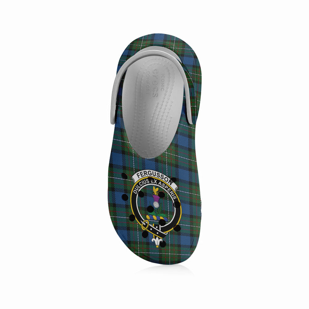 ScotsTee Shop Scottish Ferguson of Atholl Crest Women's Tartan Height Increasing Clogs