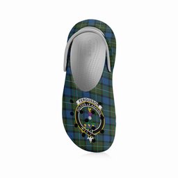 ScotsTee Shop Scottish Ferguson of Atholl Crest Women's Tartan Height Increasing Clogs