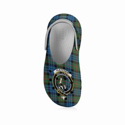 ScotsTee Shop Scottish Fletcher of Dunans Ancient Crest Women's Tartan Height Increasing Clogs
