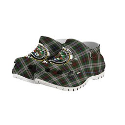 ScotsTee Shop Scottish Fraser Hunting Dress Crest Women's Tartan Height Increasing Clogs